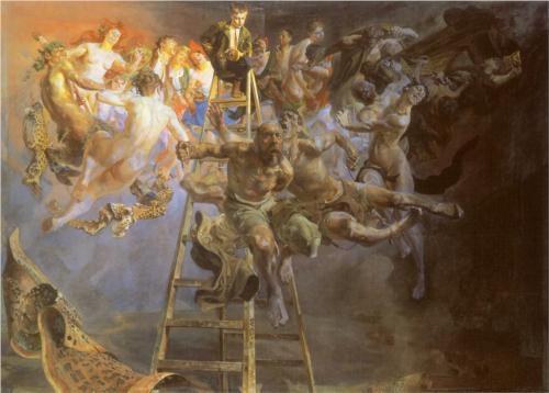Vicious Circle Jacek Malczewski Oil Painting Reproductions And Prints